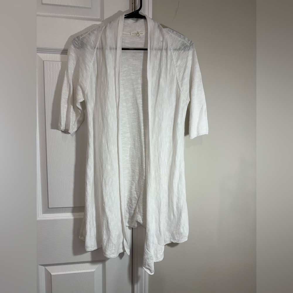 EILEEN FISHER
Organic Linen Cotton Cardigan
Easy Fit, Thigh Length Sz XS